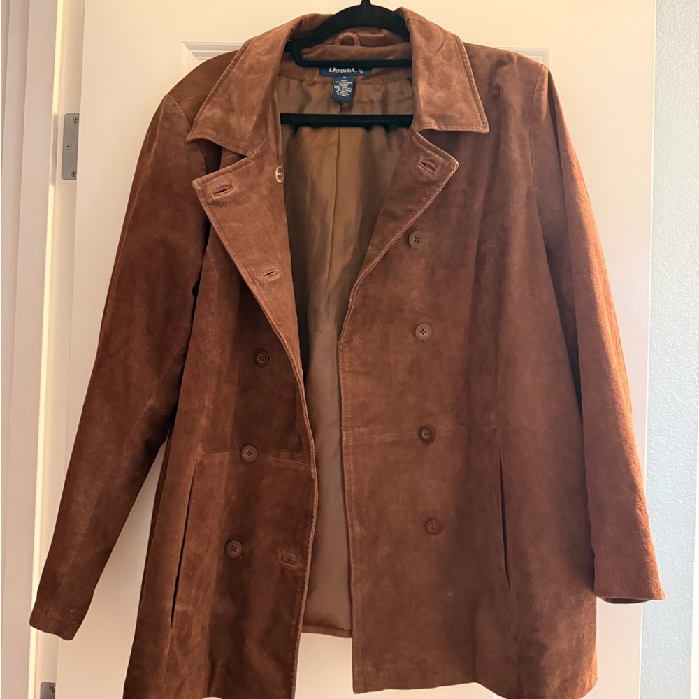 Denim&Co Brown Suede Jacket - Picture 3 of 7